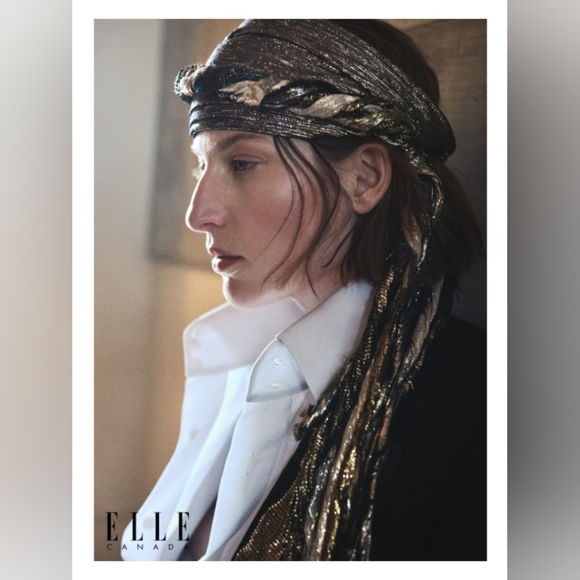 YSL  Saint Lauren's 2020 Collection turban. Christmas 🎄 sale! - Picture 2 of 11